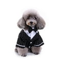 thumbnail image 2 of Ropa para mascotas traje elegante corbata de moño perro cachorro Sunnimix Esmoquin de la boda del perro del gato, 2 of 8