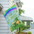 thumbnail image 3 of America Forever Gnome St Patricks Day House Flags 28" x 40" Double Sided Leprechaun Pot of Gold Holiday Luck of the Irish Seasonal Outdoor Yard St Patricks Day Decorations, 3 of 5