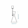 thumbnail image 3 of FSLiving Retro Style Adjustable Angle H-Type Track Head Lighting E26 Base White Metal Mini Track Light Fixture for Gallery Cabinet Office Kitchen,Bulb and Track Not Included - 1 Lamp, 3 of 7