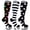 2xl-Black and white, variant on 3 PCS Plus Size Compression Socks Knee Height Width Calf 20-30 Mm Hg 2xl 3xl 4xl 5xl Circulation Breathable