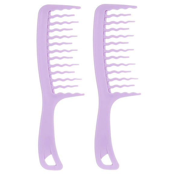 Peine de dientes anchos ondulados para el cabello
