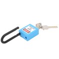 thumbnail image 4 of Lockout Tagout Lock, Engineering  Industrial  Insulation  For Construction Sites For Factories Blue,Black, 4 of 8
