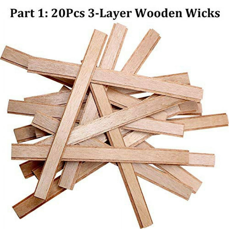 Candle Wood Wick Sustainer Tab  Best Wooden Wicks Soy Candles