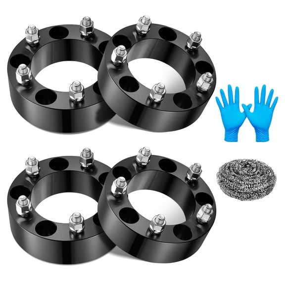 SPEEDWOW 5x139.7mm Wheel Spacers 2 inch Wheel Spacer Compatible with Dodge Ram 1500 F-150 F100 E100 E-150,for Jeep CJ3 CJ5,Forged 5 Lug Wheel Adapters 1/2x20 & 108 mm Hub Bore, Set of 4