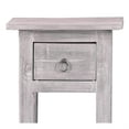 thumbnail image 3 of Sunset Trading Cottage Narrow Wood Side Table in Distressed Light Gray, 3 of 5