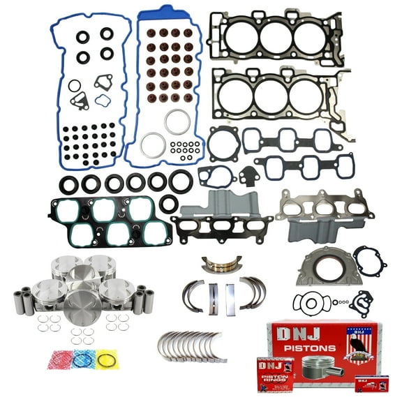 DNJ EK3178 Engine Rebuild Kit Fits Cars & Trucks 2007-2008 Buick GMC Saturn Acadia Enclave Outlook 3.6L DOHC V6 24V 217cid LLT LY7 VIN 7