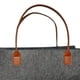 thumbnail image 3 of Organizadora de escaleras fieltro Premium con asas gris medio, 3 of 8