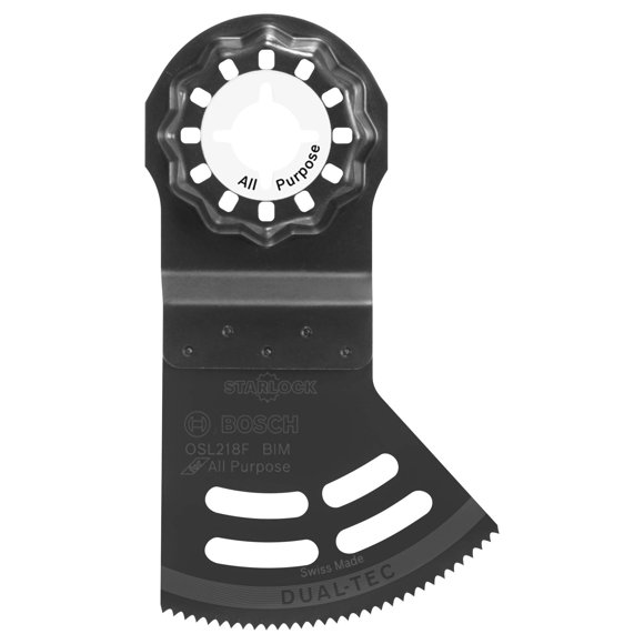 Cuchilla bimetálica oscilante BOSCH OSL218F para multiherramienta de 2-1/8 pulgadas