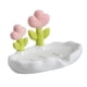 thumbnail image 5 of Jabonera Para Lavabo, Jabonera De Flores De Cerámica Compacta Decorativa Para El Hogar Del Baño, 5 of 7