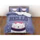 thumbnail image 3 of Ropa de cama Hello Cat púrpura, ropa de cama para niños pequeños, juego de funda nórdica infantil, regalo para gato, 3 of 4