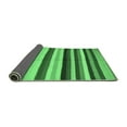 thumbnail image 2 of Ahgly Company Indoor Square Southwestern Emerald Green Country Area Rugs, 3' Square, 2 of 4