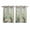 Green, variant on Butterfly Flowers Kitchen Curtains Small Short 39 Inch Length, Vintage Stained Glass Green Spring Grommet Top Bedroom Living Room Curtains, Light Filtering Cafe Curtain Drapes 2 Panels Set 55''x39''