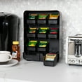 thumbnail image 3 of Mind Reader Tea Bag Organizer, Tea Station Organizer, Countertop Storage, Plastic, Black, 3 of 8