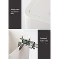 thumbnail image 3 of Matsuzay Cubo de basura eficiente y duradero para una fácil eliminación de residuos Cubos de basura asequibles Cubo de basura Suministros de limpieza para el hogar gris claro S, 3 of 6