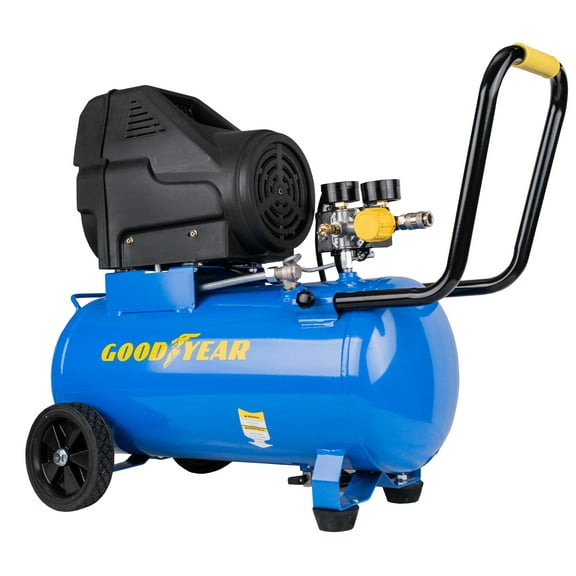 Goodyear 8 Gallon 150 PSI Oil Free Portable Horizontal Electric Air Compressor