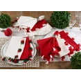 thumbnail image 2 of Holiday Christmas Decorative 100% Cotton Napkins with Tassel - Set of 4 (White), 2 of 2