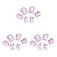thumbnail image 3 of maskred Luminous Kid Skating Safety Protective Gear Pad Wrist Elbow Knee Pink 3Set, 3 of 6