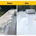 Tough Roof RV Coating, 87 UV Reflective, Camper Sealant Repair Rubber