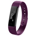 thumbnail image 1 of ID115HR Pulsera inteligente Pulsera Monitor de frecuencia cardíaca Compatible con Bluetooth 4.0 (Púrpura), 1 of 8