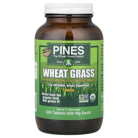 Pines International Wheat Grass - 500 Mg - 500 Tablets