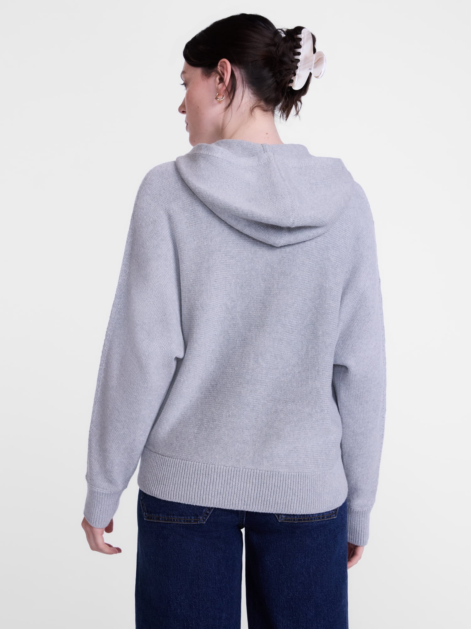 Scenario Women's and Women's Plus Full Zip Hoodie Sweater, Sizes XS-4X