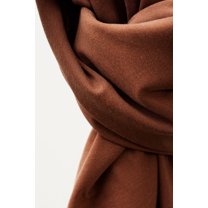 Meet MILK Stretch Woven Tencel Lyocell Twill Fabric Brown - per yard
