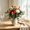 B, variant on Bawilom Understated Style Vintage Glass Vase For Dining Table Living Room Home Decor Floral Arrangements Bedroom Bedside Table And Artificial Flowers