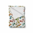 thumbnail image 2 of Motorcycle Soft Flannel Fleece Blanket, Famous Moped Bikes in Cartoon Style and Different Colors Retro Italian Scooters, Cozy Plush for Indoor and Outdoor Use, 60" x 80", Multicolor, by Ambesonne, 2 of 6