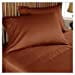 thumbnail image 2 of Linen Store 26-30 inches Extra Fit Deep Pocket Hotel Finish Adjustable Room 1-Piece- Fitted- Sheet Both Pattern Solid/Stripe 500 Thread Count 100% Pima Cotton (Cal-King, Solid,Brick Red)., 2 of 2