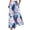 Light Blue, variant on Swanpen Women's Summer Print Wide Leg Palazzo Pants Elastic Drawstring Waist Flowy Loose Fit Casual Long Trousers with Side Pockets