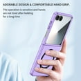 thumbnail image 4 of Decase Magnetic Case for Samsung Galaxy Z Flip 7 5G 2025,Lightweight Slim Fit Drop Matte Protection Cover,Rugged Shockproof Cover for Samsung Galaxy Z Flip 7 5G, Hard PC Protective Phone,Purple, 4 of 7