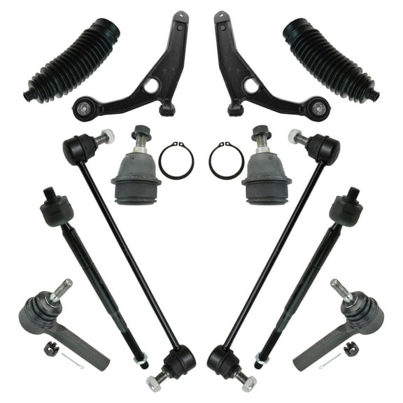 TRQ Front Steering & Suspension Kit Fits 11-14 Chrysler 200 08-14 Dodge Avenger PSA32957