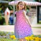 thumbnail image 5 of Fotbe Colorful Glitters Vestido de Dormir para Niñas de 3 a 10 Años, Mangas Cortas, Estilo Princesa, Pijama Camisón con Mangas Voladas-X-Large, 5 of 6