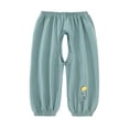 thumbnail image 3 of jiaxiM Boys Cotton Linen Harem Pants Elastic Waist Loose Lightweight Breathable Long Bloomers Kid Summer Casual School Joggers Baggy Beach Trousers, 3 of 5