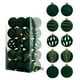 thumbnail image 1 of Adornos navideños, 30 bolas navideñas de terciopelo flocadas, adornos para árbol de Navidad, bolas de plástico, adornos colgantes decorativos navideños, decoración para árbol de Navidad, bola decorati, 1 of 5