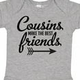 thumbnail image 4 of Inktastic Cousins Make the Best Friends with Arrow Boys or Girls Baby Bodysuit, 4 of 5
