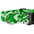 thumbnail image 7 of Country Brook Petz® 1 1/2 inch Deluxe Kelly Green Hawaiian Dog Collar, Extra Large, 7 of 7