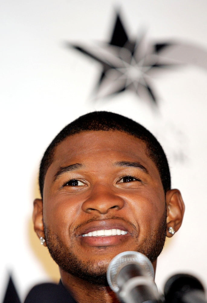 Usher At The Press Conference For Usher Launches New Look Foundation NonProfit Charity For