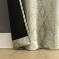 thumbnail image 5 of Sun Zero Sonora 2-pack Snakeskin Trellis 100% Blackout Grommet Curtain Panel Pair, 40"W x 84"L, Taupe, 5 of 8