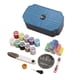 thumbnail image 3 of Caja de herramientas de costura multifunción, 16 unidades, cinta métrica de hilo, 30 unidades Azul, 3 of 9