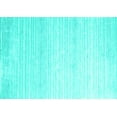thumbnail image 1 of Ahgly Company Machine Washable Indoor Rectangle Abstract Turquoise Blue Contemporary Area Rugs, 5' x 8', 1 of 4