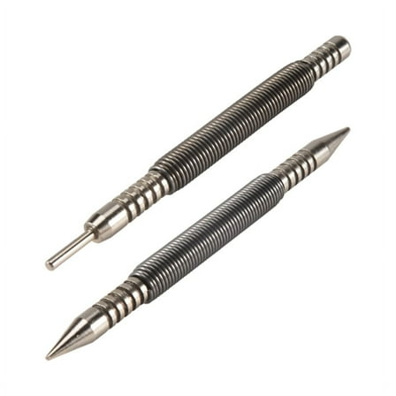 HOT! 2Pcs Hinge Pin Tool 1/32 2/32inch Hammerless Pogo Punch Door Removal Small Spring Center