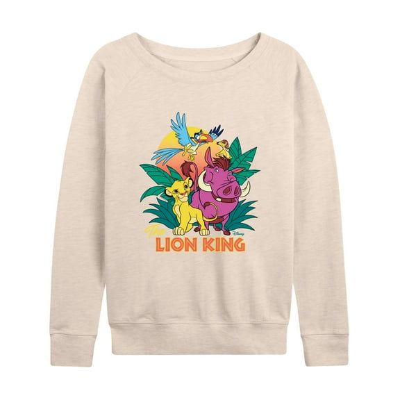 Disney - The Lion King - Lion King Group - Women's Lightweight French Terry Long Sleeve Shirt