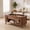 Walnut, variant on Seetech 39" Rectangular Lift Top Coffee Table with Sliding Door and Hidden Storage, Fluted Wooden Table for Living Room, Home Office, Walnut