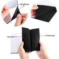 thumbnail image 3 of Cinta de velcro Cinta de velcro de doble cara con cinta de sujeción trasera adhesiva Reutilizable Rollo de gancho de doble cara Pegamento adhesivo Parche de nailon, negro (6, 3 of 5