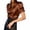Bronze, variant on Women's Casual Turndown Collar Blouse Lace Short Sleeve Tops T-Shirt for Comfortable Office Business Casual Wear Bronze S