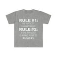 thumbnail image 1 of Rules Physicist is always right Physics Unisex T-shirt S-3XL, 1 of 2