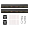 thumbnail image 4 of generic RGB Sound Control Rhythm Lights 2 PCS Black Silver 18 Colors Audio Spectrum, 4 of 8