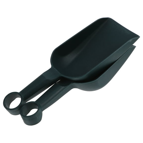 OFFIGAM 2-Pack Plastic Garden Ice Scooper and Soil Shovel Outdoor Tool for Gardening and Ice Scooping