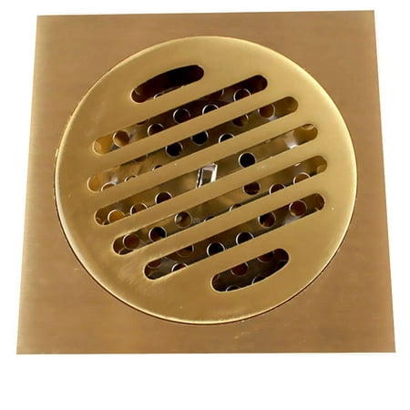 Modern Brass Shower Floor Drain Bathroom Tile Insert Floor Drainer Self Sealing Floor